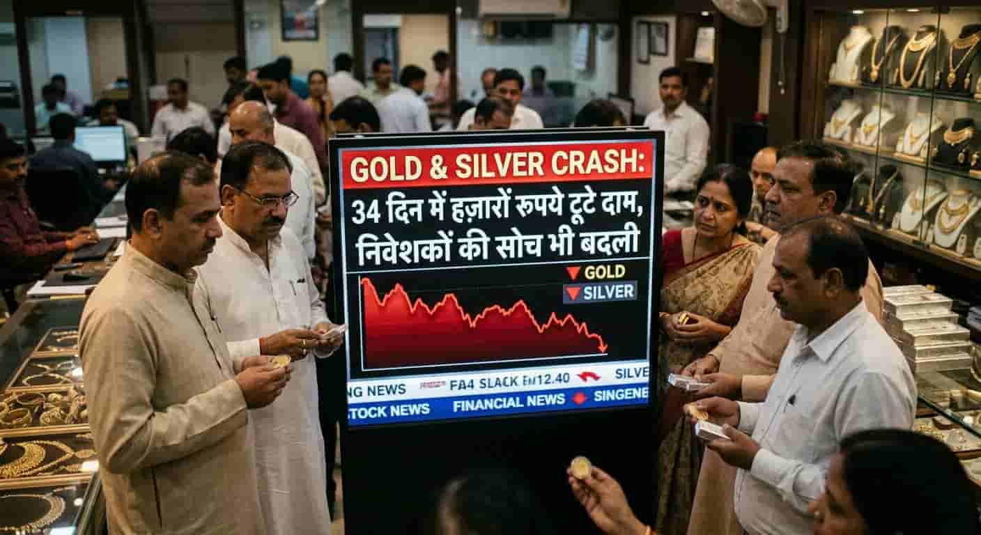 Gold & Silver Crash Today Rate taaza