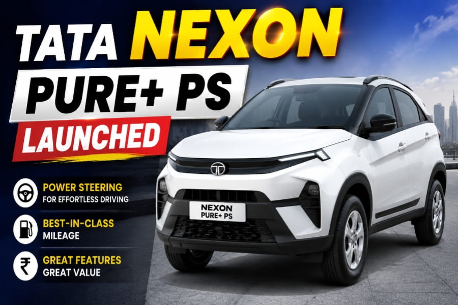 Tata Nexon Pure+ PS Launched: सिर्फ 9.59 लाख एक्स-शोरूम में पैनोरमिक सनरूफ! बजट में प्रीमियम SUV की नई तस्वीर बदली