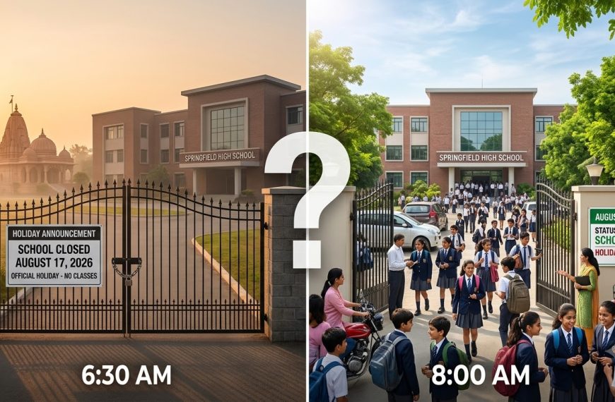 क्या 17 अगस्त 2026 को स्कूल बंद हैं?…